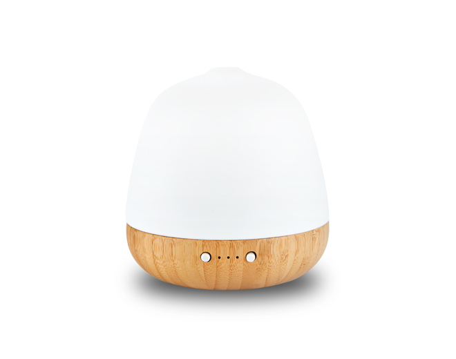 Mia - Wooden Base Mini Electric Ultrasonic Diffuser With A Light