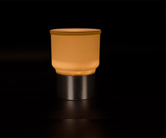 Joi-Wooden Basis Ceramische Kunst Elektrische Ultrasone Diffuser met licht