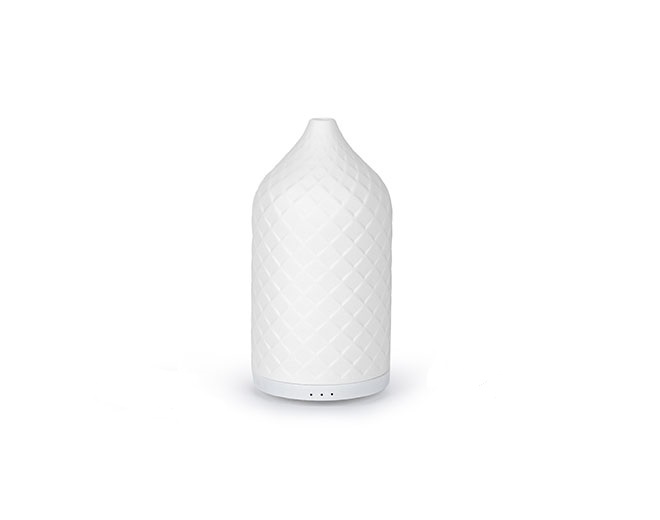 Hiro-ABS Basis Ceramische Bedek Aromaterapie Diffuser met licht
